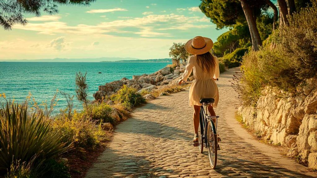Cycling Through Antibes