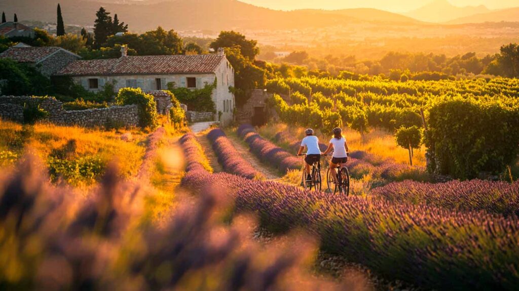 À vélo à travers Antibes